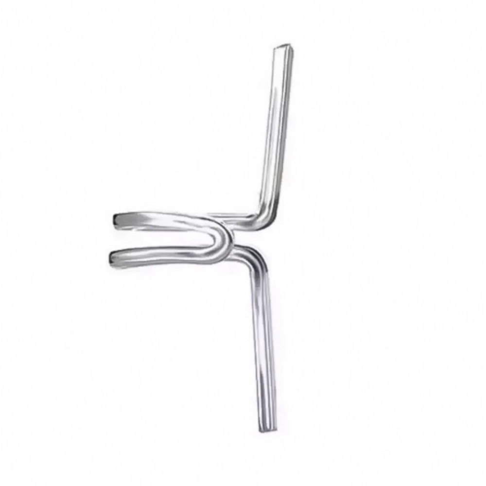 💜10/$25💜NEW Silver Double Bar Simple Tragus Ear Cuff Earring - Picture 5 of 8